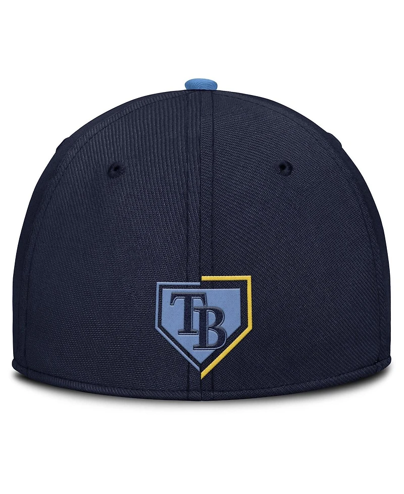 Nike Men's Navy Tampa Bay Rays Primetime Rise Dri-fit Flex Hat