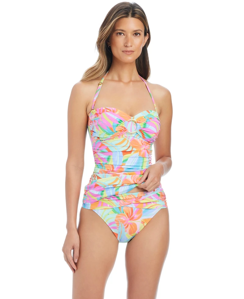 Bleu by Rod Beattie Women's Bellissimo Draped Swim Tankini Top