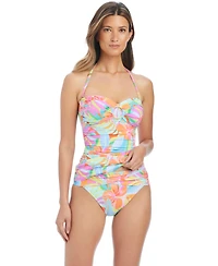 Bleu by Rod Beattie Women's Bellissimo Draped Swim Tankini Top
