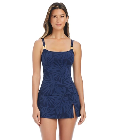 Bleu by Rod Beattie Women's Square Neck Swim Tankini Top