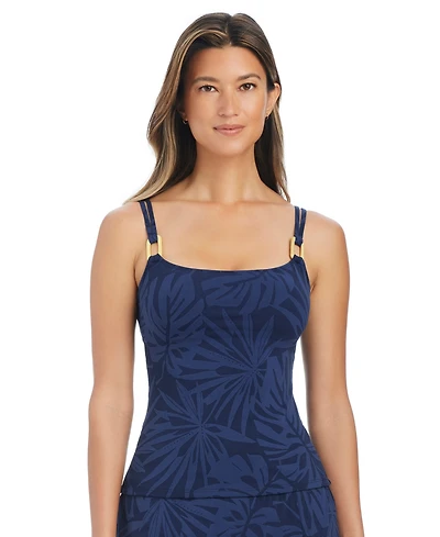 Bleu by Rod Beattie Women's Square Neck Swim Tankini Top
