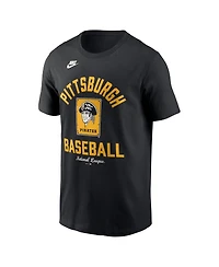 Nike Men's Black Pittsburgh Pirates Cooperstown Collection T-Shirt