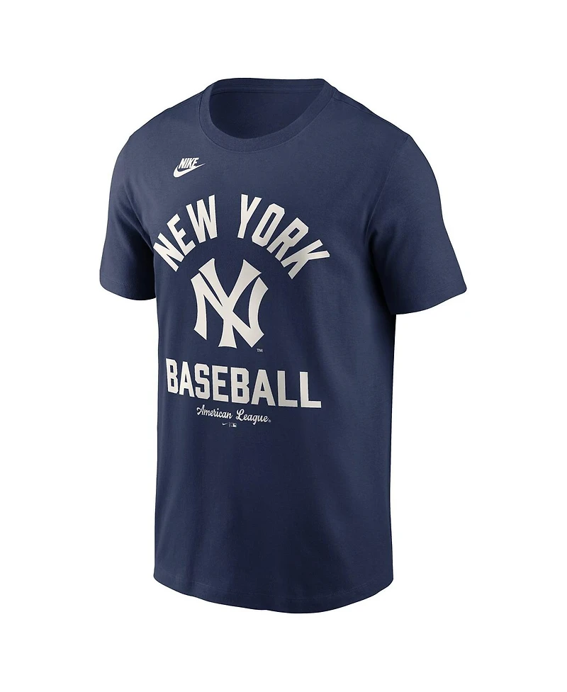 Nike Men's Navy New York Yankees Cooperstown Collection T-Shirt