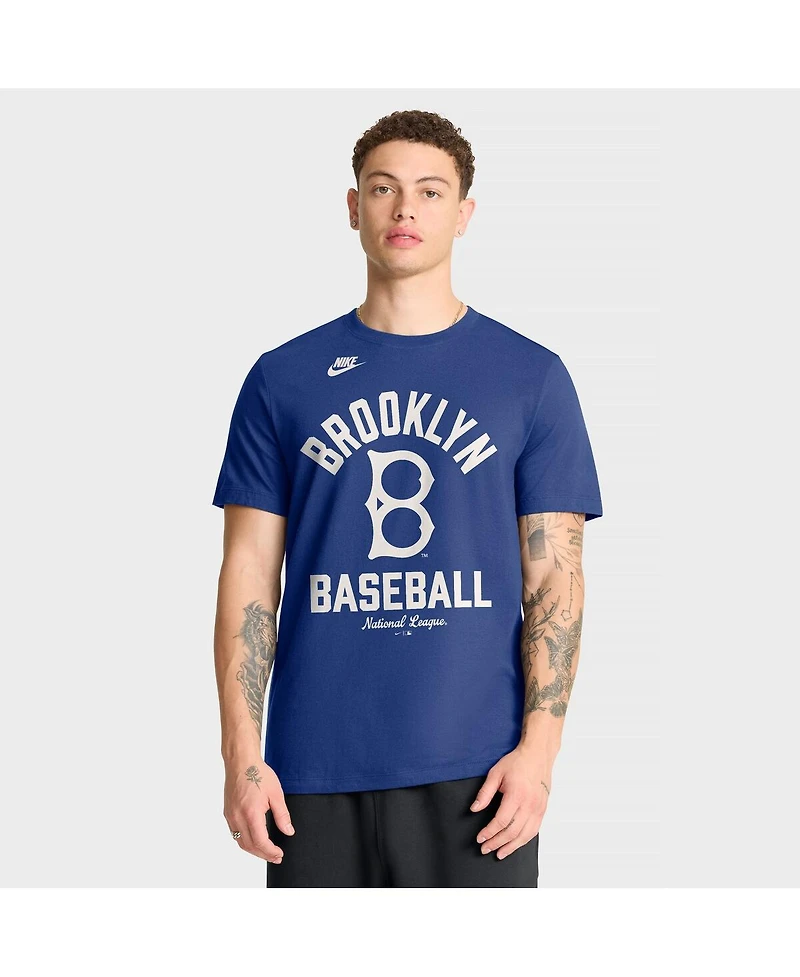 Nike Men's Royal Brooklyn Dodgers Cooperstown Collection T-Shirt