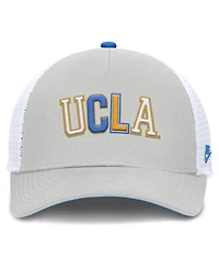 Nike Men's and Women's Gray Ucla Bruins 2026 Basketball Refresh 5-Panel Rise Trucker Hat