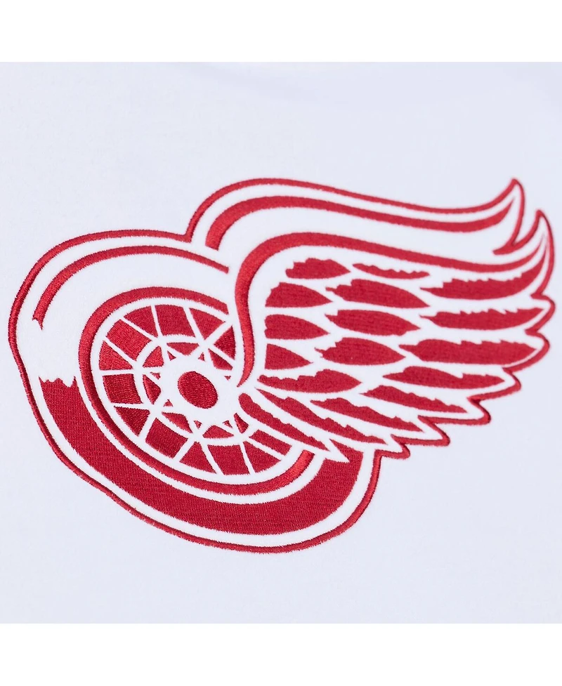 Mitchell & Ness Men's White Detroit Red Wings Arctic Fleece Hoodie