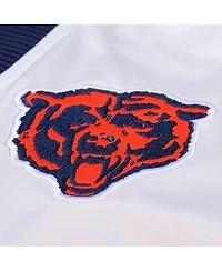 Mitchell & Ness Men's Navy Chicago Bears Head Coach Lightweight Full-Snap Satin Jacket