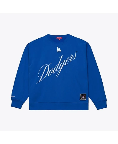 Mitchell & Ness Women's Royal Los Angeles Dodgers Script Sweatshirt