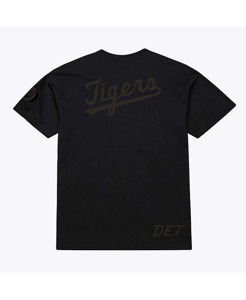 Mitchell & Ness Men's Black Detroit Tigers Cooperstown Collection Phantom T-Shirt