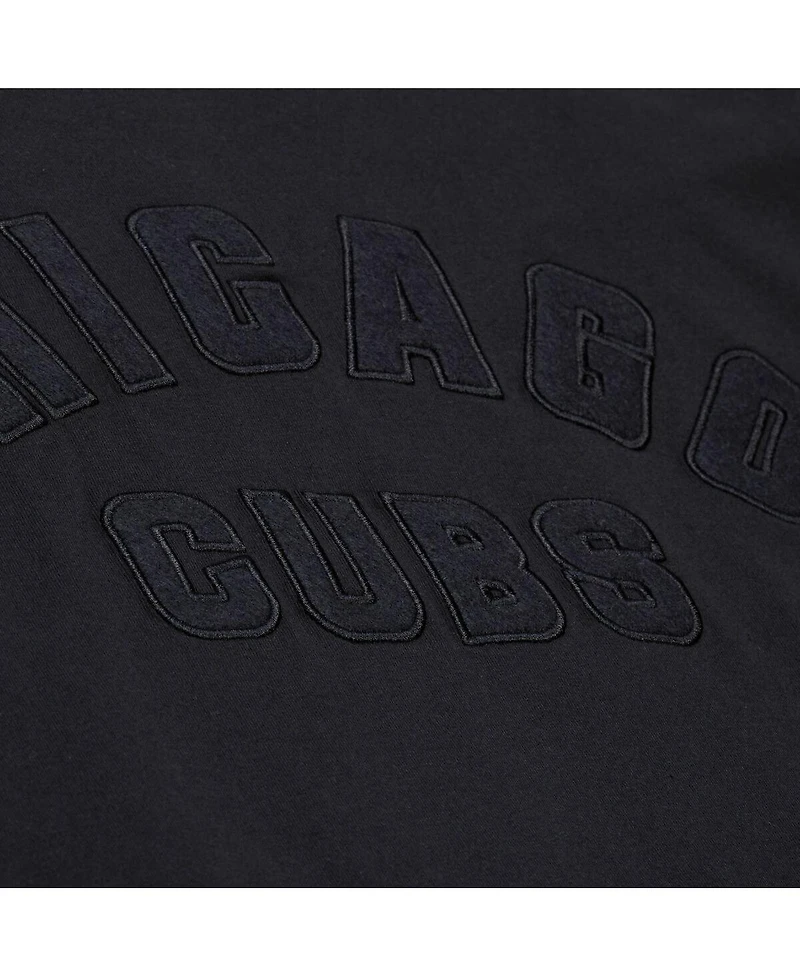 Mitchell & Ness Men's Black Chicago Cubs Cooperstown Collection Phantom T-Shirt
