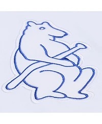 Mitchell & Ness Men's White Chicago Cubs Cooperstown Collection Fleece Hoodie