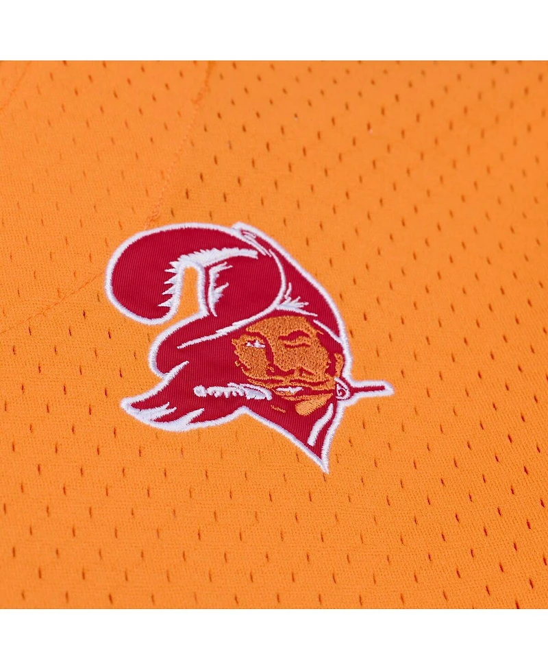 Mitchell & Ness Men's Orange Tampa Bay Buccaneers Head Coach Mesh Full-Button Fashion Jersey