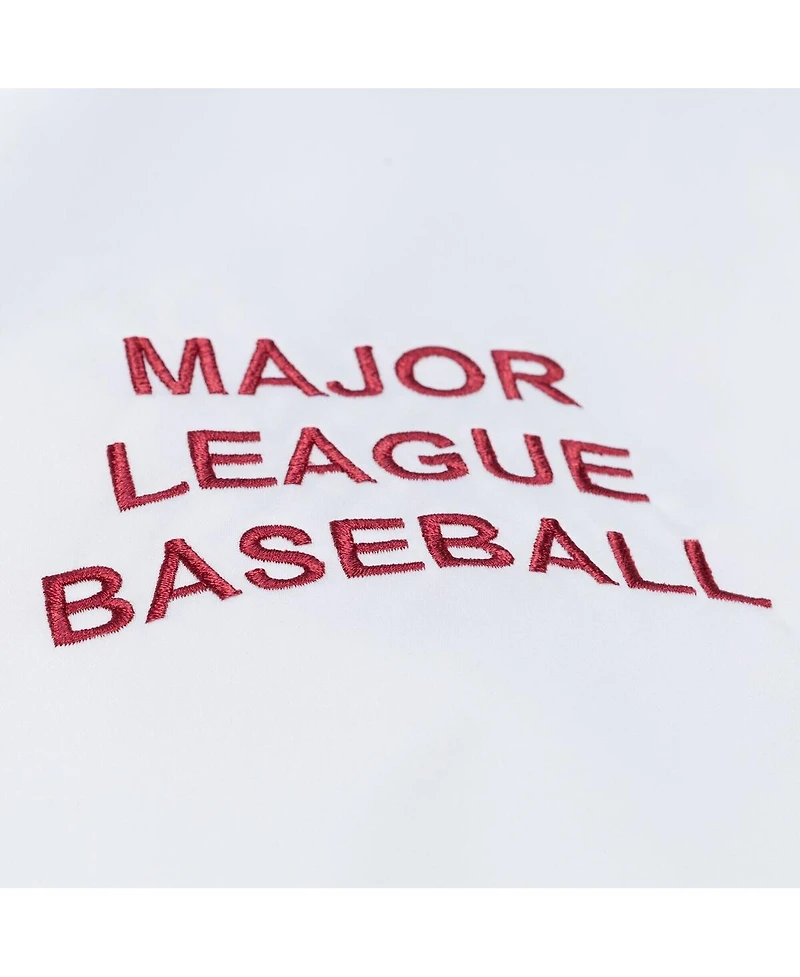 Mitchell & Ness Men's White Philadelphia Phillies Cooperstown Collection Arctic Lightweight Satin Full-Snap Jacket