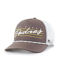 '47 Brand Men's Brown San Diego Padres Brrr Downburst Mesh Hitch Adjustable Hat