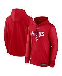 Nike Men's Red Philadelphia Phillies Authentic Collection Therma-fit Hoodie