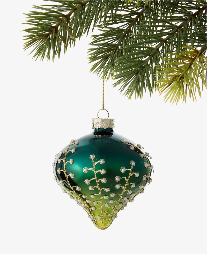 Holiday Lane Enchanted Forest Onion Ball Ornament, Macy's Exclusive