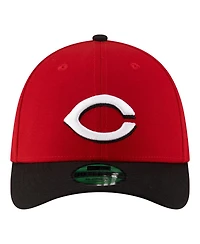 New Era Men's Red Cincinnati Reds Player Replica 39THIRTY M-Crown Flex Hat
