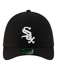 New Era Men's Black Chicago White Sox Player Replica 39THIRTY M-Crown Flex Hat