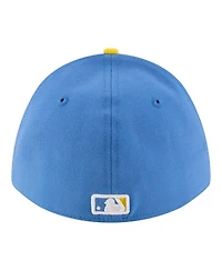 New Era Men's Light Blue Boston Red Sox Player Replica 39THIRTY M-Crown Flex Hat