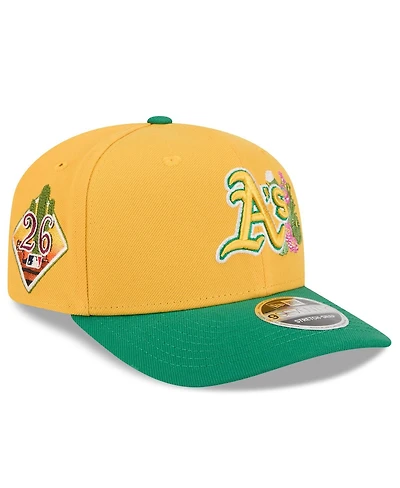 New Era Men's Gold/Green Athletics 2026 Spring Training 9SEVENTY Adjustable Hat
