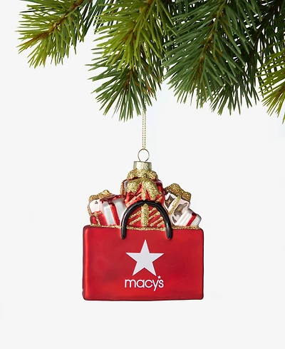 Holiday Lane Macy's Gift Bag Ornament, Macy's Exclusive