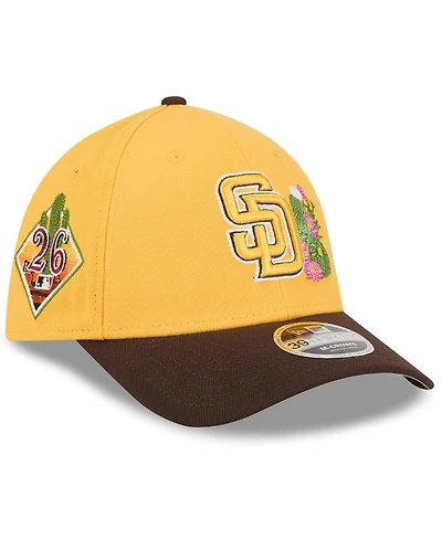 New Era Men's Gold/Brown San Diego Padres 2026 Spring Training M-Crown 39THIRTY Flex Hat