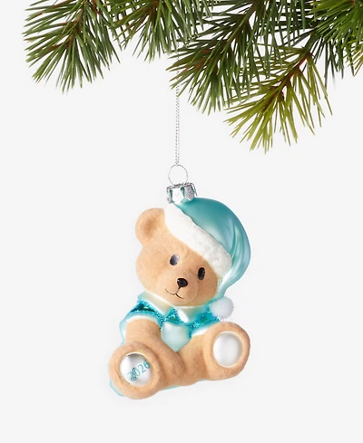 Holiday Lane Baby's First Blue Bear Ornament, Macy's Exclusive