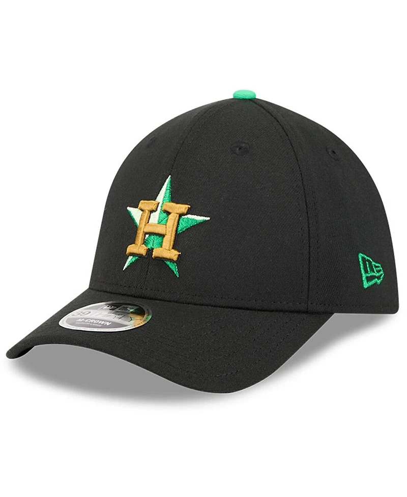 New Era Men's Black Houston Astros 2026 St. Patrick's Day 39THIRTY Flex Hat