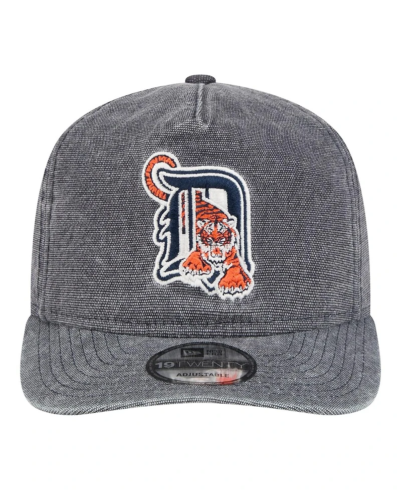 New Era Men's Heather Gray Detroit Tigers Throwback Denim Classic 19TWENTY Adjustable Hat