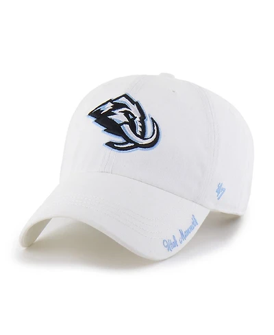 '47 Brand Women's White Utah Mammoth Miata Clean Up Adjustable Hat