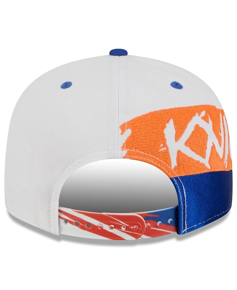 New Era Men's White/Blue New York Knicks 2026 Nba All-Star Game Brushstroke 9FIFTY Snapback Hat
