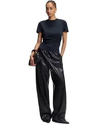 Boss by Hugo Boss Women's Mercerised Cotton Slim-Fit T-Shirt