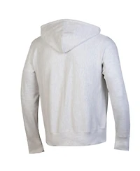 Champion Men's Gray Detroit Tigers Reverse Weave Chenille Full-Zip Hoodie