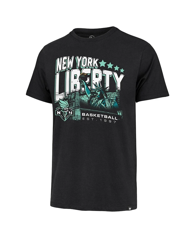 '47 Brand Men's Black New York Liberty Hometown Regional Franklin T-Shirt
