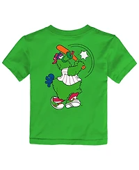 Outerstuff Toddler Green Philadelphia Phillies Phanatic For Kids T-Shirt