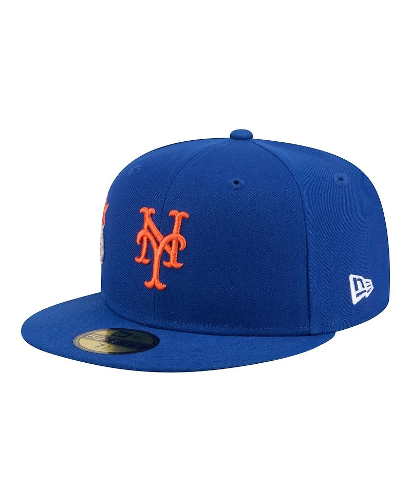 New Era Men's Royal York Mets City Patch 59FIFTY Fitted Hat