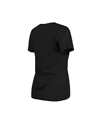 New Era Women's Black Detroit Tigers Dia De Los Muertos V-Neck T-Shirt