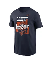 Nike Men's Navy Chicago Bears Local Phrase Club T-Shirt