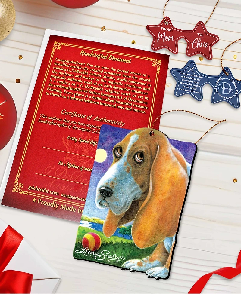 Designocracy Just Baby Steps to the Bay Holiday Ornaments, Set of 2