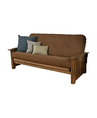 Kodiak Washington Frame-Rustic Walnut Finish-Linen Cocoa Mattress