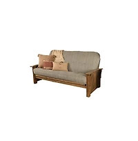 Kodiak Furniture Washington Frame-Rustic Walnut Finish-Taxi Seaport Mattress