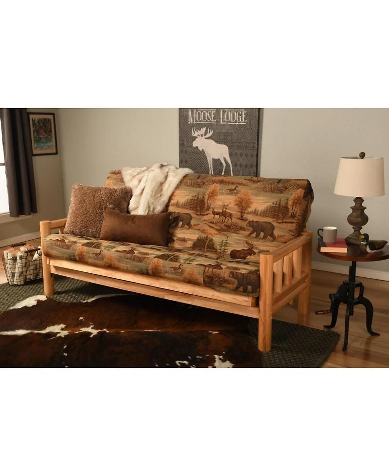 Kodiak Lodge Frame-Natural Finish-Canadian Mattress