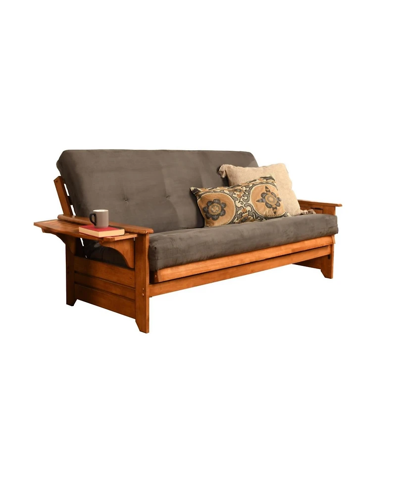 Kodiak Phoenix Frame-Barbados Finish-Suede Gray Mattress