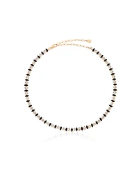 Ettika Marquise Beaded Choker Necklace