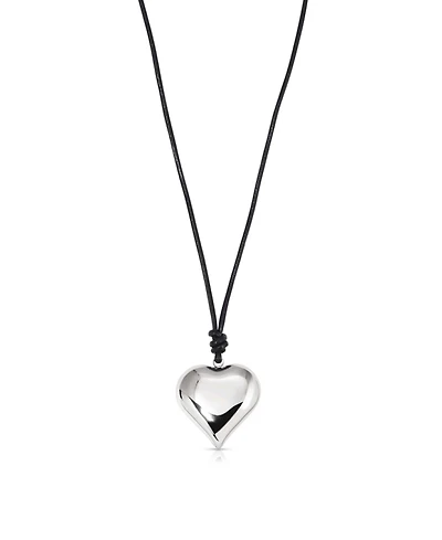 Ettika Heart Pendant Adjustable Cord Necklace