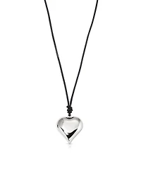 Ettika Heart Pendant Adjustable Cord Necklace