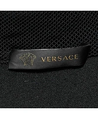 Pre-Owned Versace Men's Velvet Zip Up Medusa Hoodie
