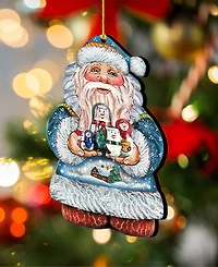 Designocracy Nesting Matreshka Holiday Ornaments, Set of 3