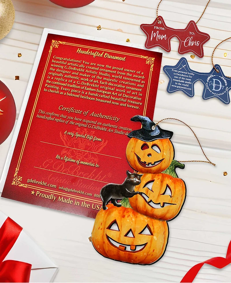 Designocracy Classic Holiday Ornaments, Set of 3