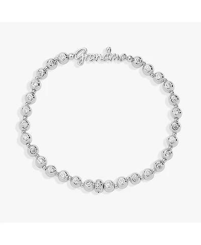 Alex and Ani Grandma Elongated Crystal Stretch Bracelet